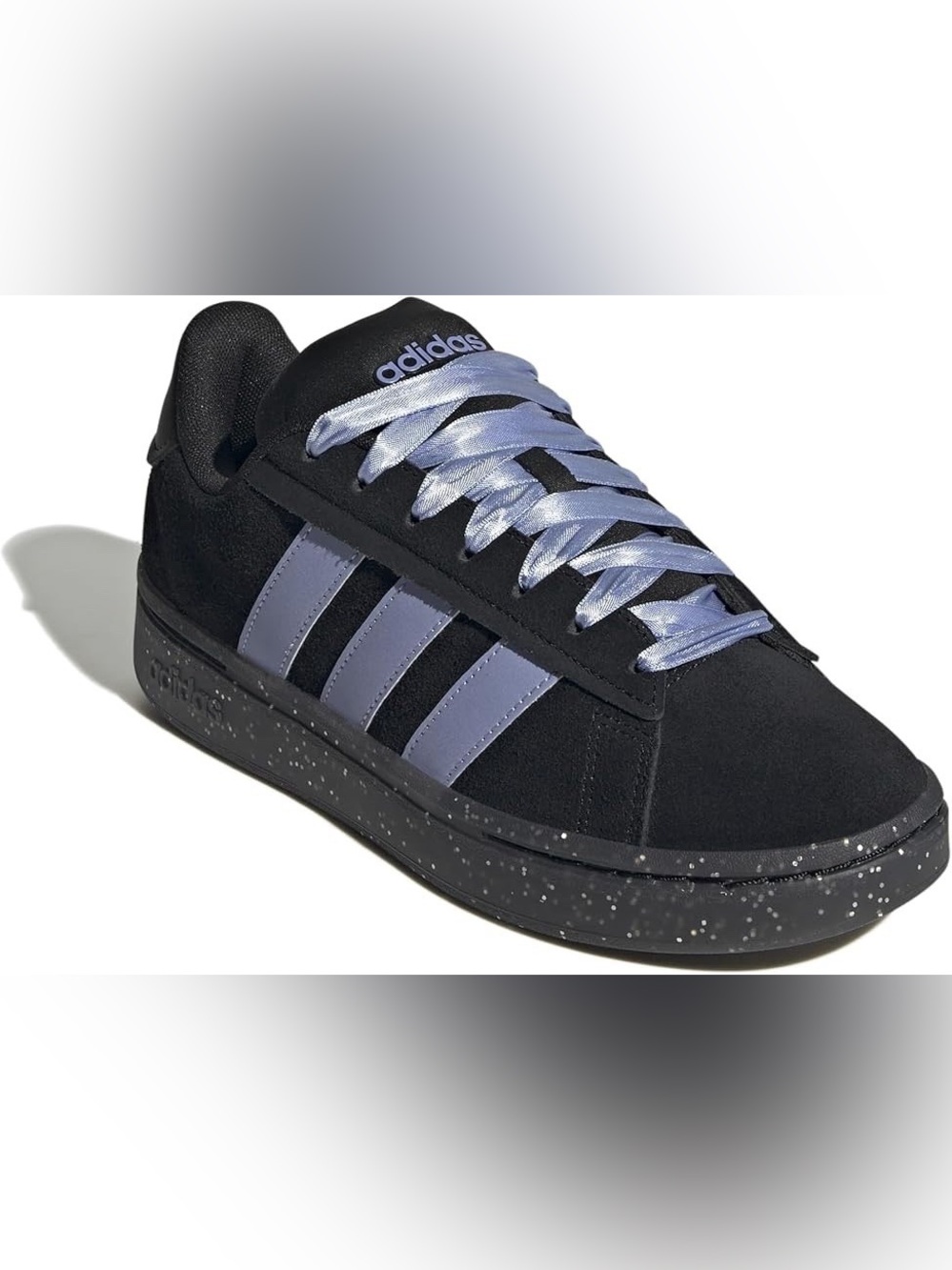 Adidas Women’s Black & Lilac Casual Sneakers